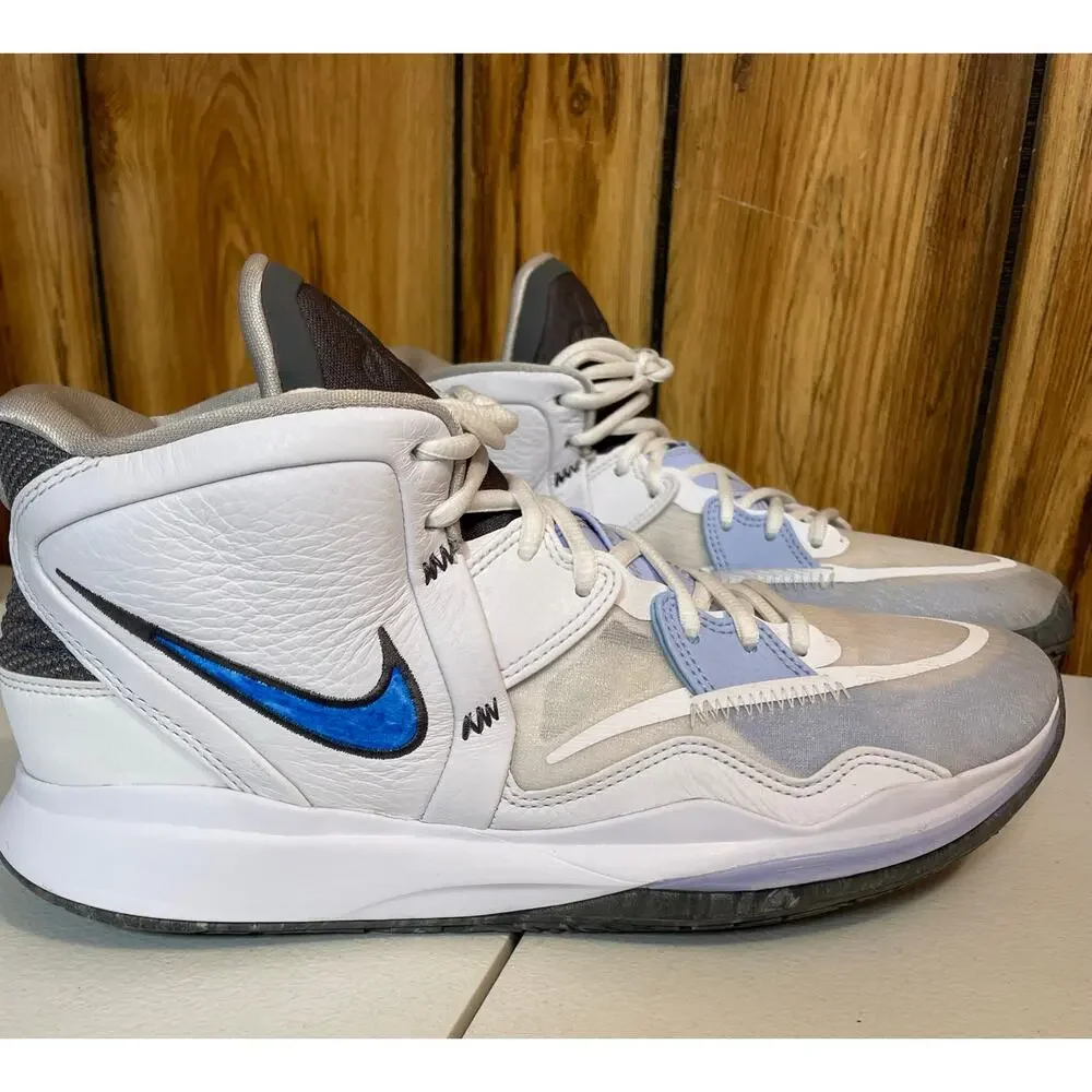 Nike Kyrie Mens Basketball shoe 11 Infinity Smoke & Mirrors White Blue Iron Grey